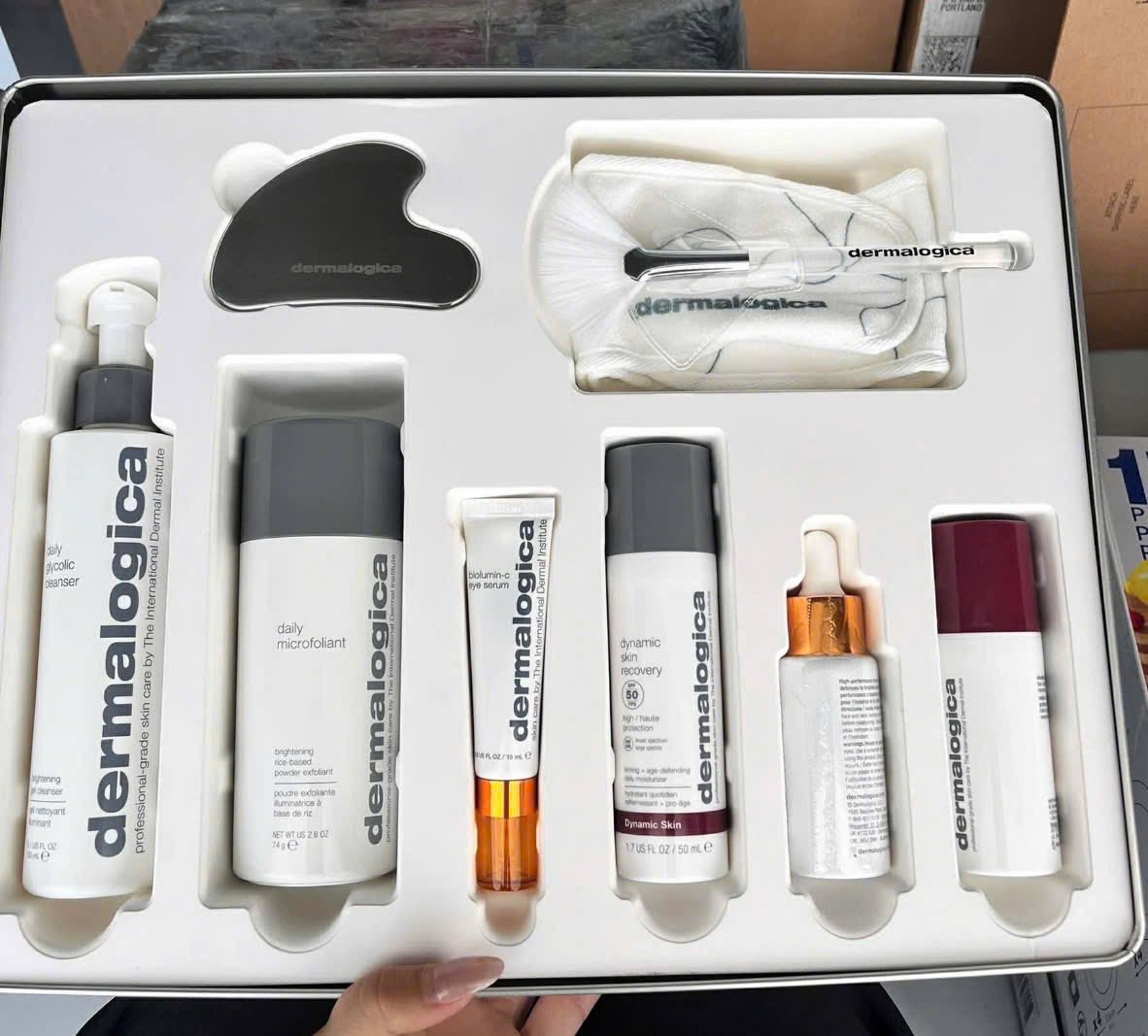 Bộ sản phẩm sáng & săn chắc da Dermalogica Expertise Kit Set (sản phẩm + dụng cụ) - Ảnh 2