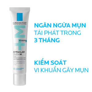 (La Roche-Posay Effaclar Duo+ M kiểm soát vi khuẩn gây mụn)