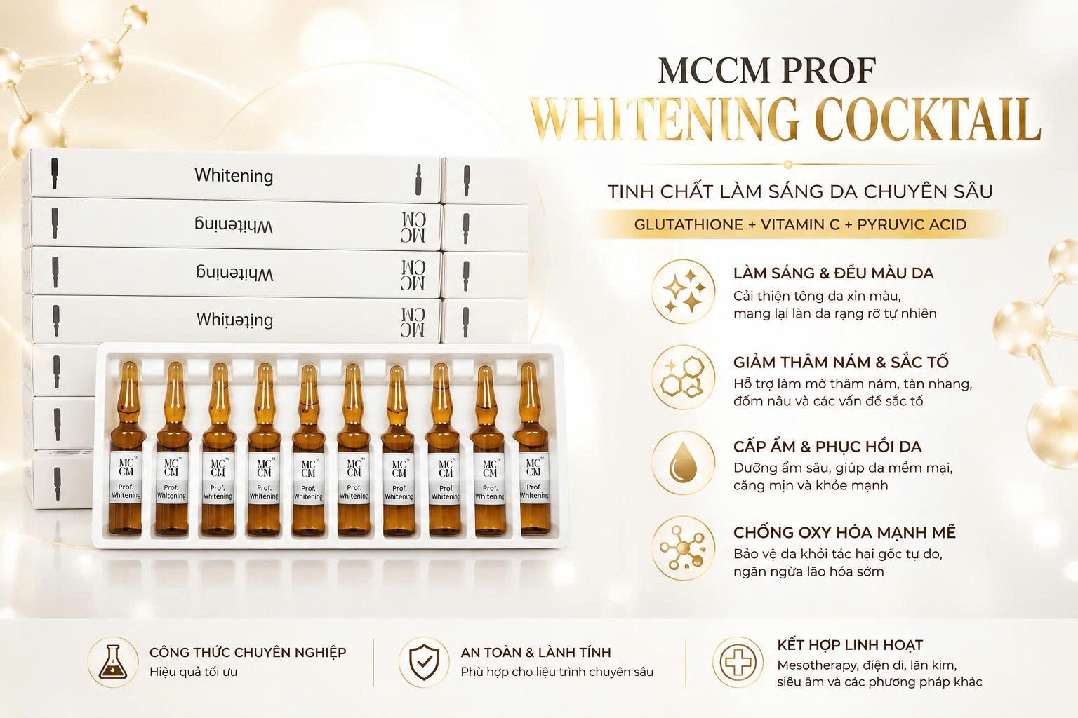Tinh cht lm trng sng da MCCM Prof Whitening Cocktail | Ed beauty Tinh cht lm trng sng da MCCM Prof Whitening Cocktail | Ed beauty