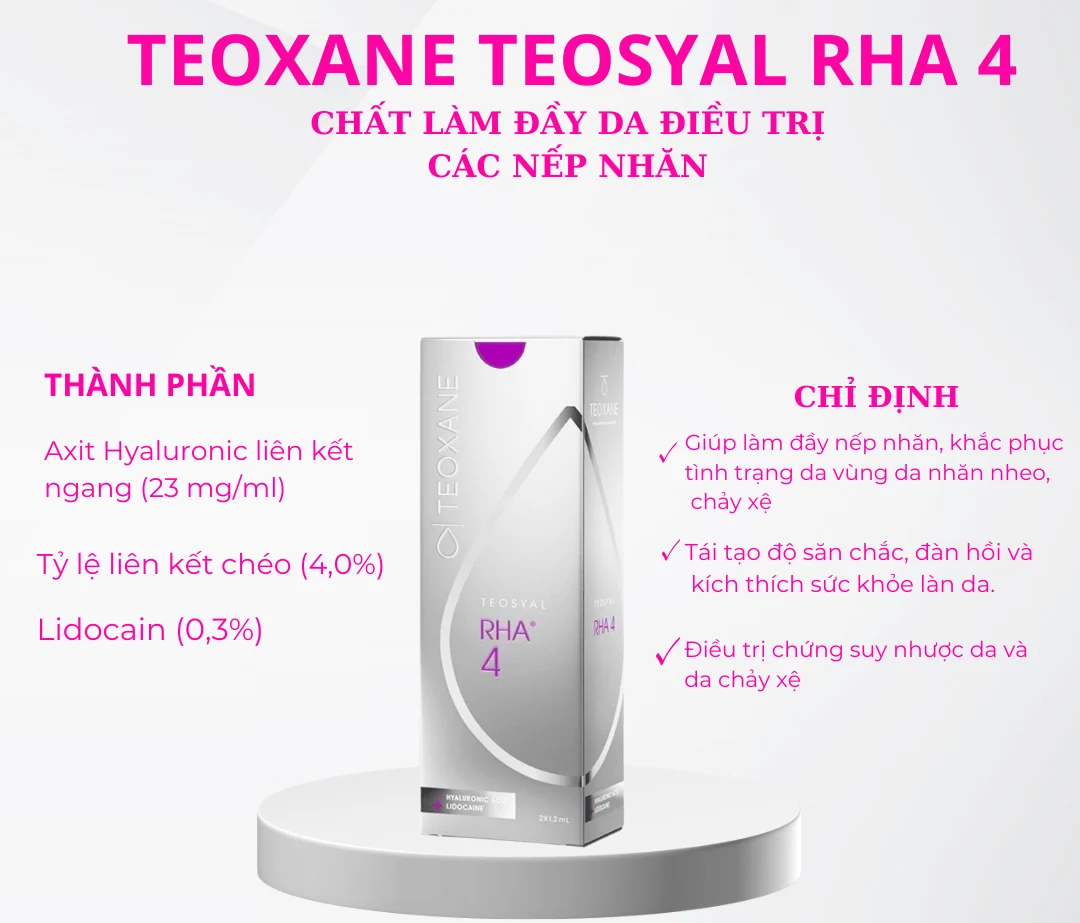 Filler tăng thể tích và trẻ hóa da toàn diện Teoxane Teosyal RHA 4 - Hình ảnh 3