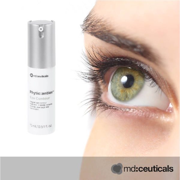 Kem giảm nếp nhăn, bọng mắt và quầng thâm mắt Md:ceuticals Phytic:antiox Eye Contour - Hình ảnh 3