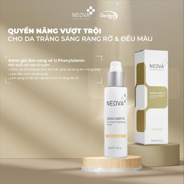 Serum giảm thâm nám, sáng da Neova Serious Clarity 4x - Hình ảnh 3
