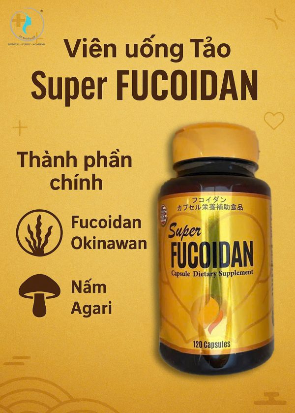 Viên uống tảo bảo vệ sức khỏe Super Fucoidan Capsule Dietary Supplement - Hình ảnh 3