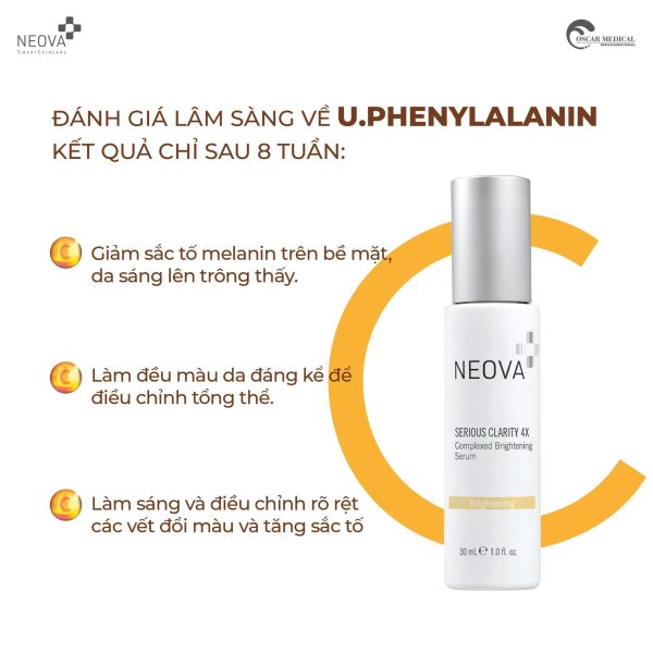 Serum giảm thâm nám, sáng da Neova Serious Clarity 4x - Hình ảnh 5