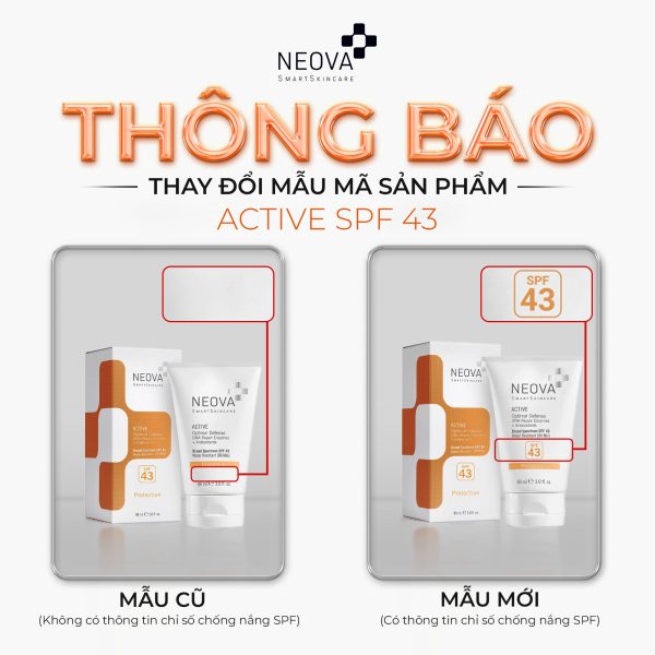 Kem chống nắng phổ rộng dùng cho mặt và body Neova Active SPF 43 - Hình ảnh 3