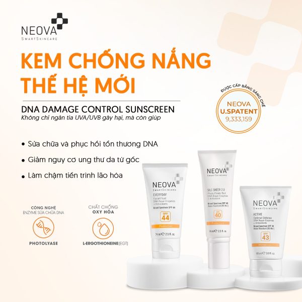 Kem chống nắng phổ rộng dùng cho mặt và body Neova Active SPF 43 - Hình ảnh 2