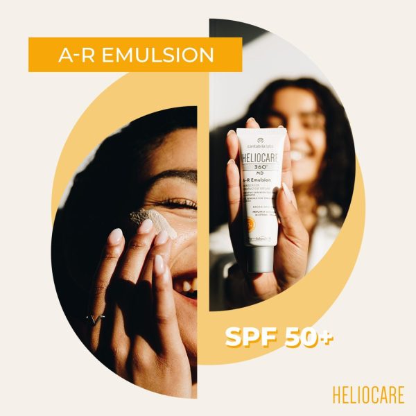 Kem chống nắng giảm kích ứng, đỏ da Heliocare 360º MD A-R Emulsion SPF 50+  - Hình ảnh 2