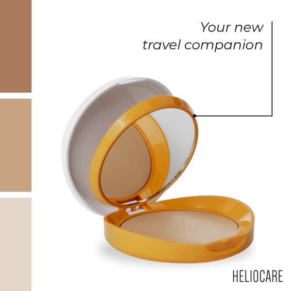 Phấn nền chống nắng tệp màu da Heliocare 360º Oil-Free Compact SPF 50+ - Hình ảnh 4