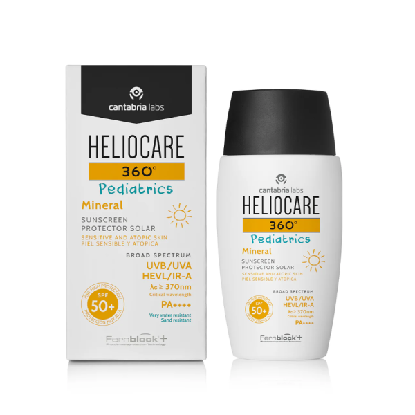 Kem chống nắng cho da nhạy cảm, da dị ứng của trẻ em Heliocare 360º Pediatrics Mineral SPF 50+