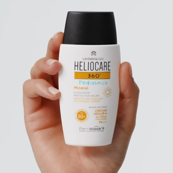 Kem chống nắng cho da nhạy cảm, da dị ứng của trẻ em Heliocare 360º Pediatrics Mineral SPF 50+ - Hình ảnh 2