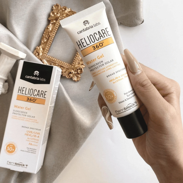 Kem chống nắng phổ rộng, không bết dính Heliocare 360º Water Gel SPF 50+ - Hình ảnh 4