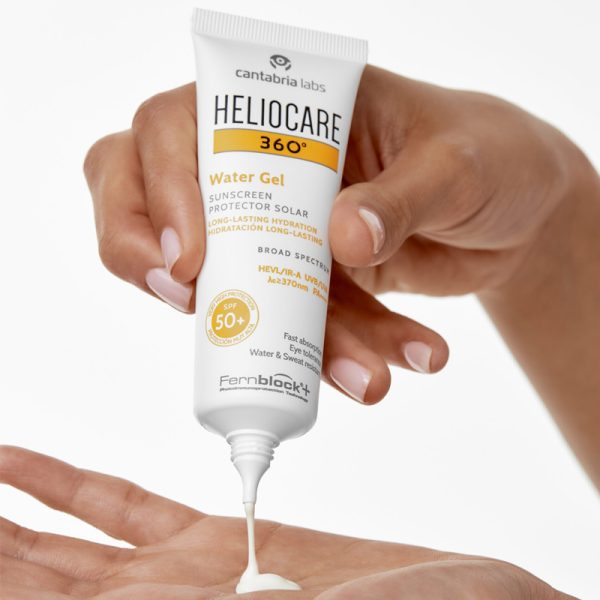Kem chống nắng phổ rộng, không bết dính Heliocare 360º Water Gel SPF 50+ - Hình ảnh 2