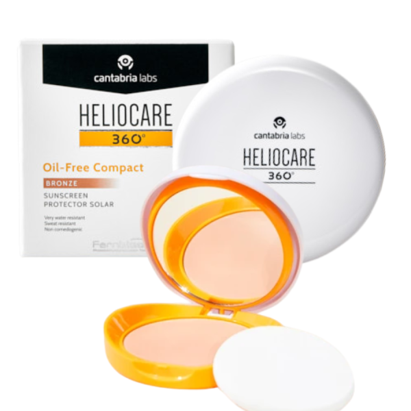 Phấn nền chống nắng tệp màu da Heliocare 360º Oil-Free Compact SPF 50+