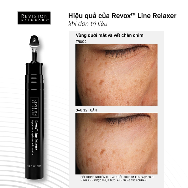 Tinh chất giảm nhăn, trẻ hóa làn da Revision Skincare Revox Line Relaxer - Hình ảnh 5