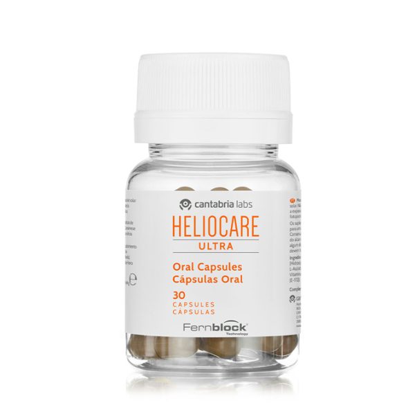 Viên uống chống nắng, ngăn ngừa đỏ da và lão hóa Heliocare Ultra Oral Capsules