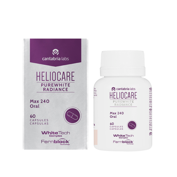 Viên uống giảm sạm nám, trắng sáng da Heliocare Pure White Radiance Max