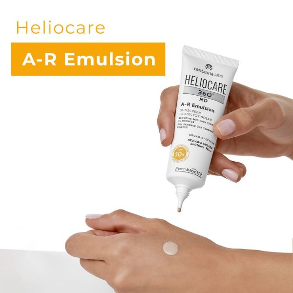 Kem chống nắng giảm kích ứng, đỏ da Heliocare 360º MD A-R Emulsion SPF 50+  - Hình ảnh 4