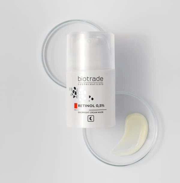 Mặt nạ dưỡng da mềm mịn, căng bóng Biotrade Retinol 0,5% Overnight Cream Mask - Hình ảnh 3