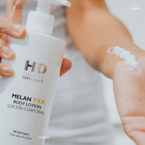 Sữa dưỡng thể giảm thâm nám, sáng da HD Cosmetic Efficiency Melan TXA Body Lotion - Hình ảnh 5
