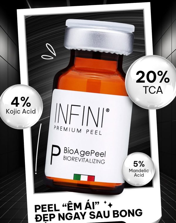Dung dịch Peel da nám, mụn, trẻ hoá căng sáng Infini Premium Bioagepeel - Hình ảnh 2