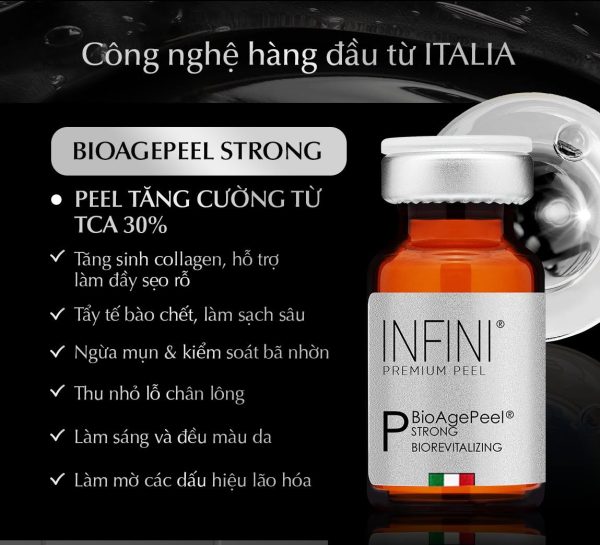 Dung dịch Peel da nám, mụn và cải thiện sẹo rỗ Infini BioAgePeel Strong - Hình ảnh 3