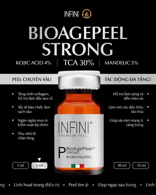 Dung dịch Peel da nám, mụn và cải thiện sẹo rỗ Infini BioAgePeel Strong - Hình ảnh 2