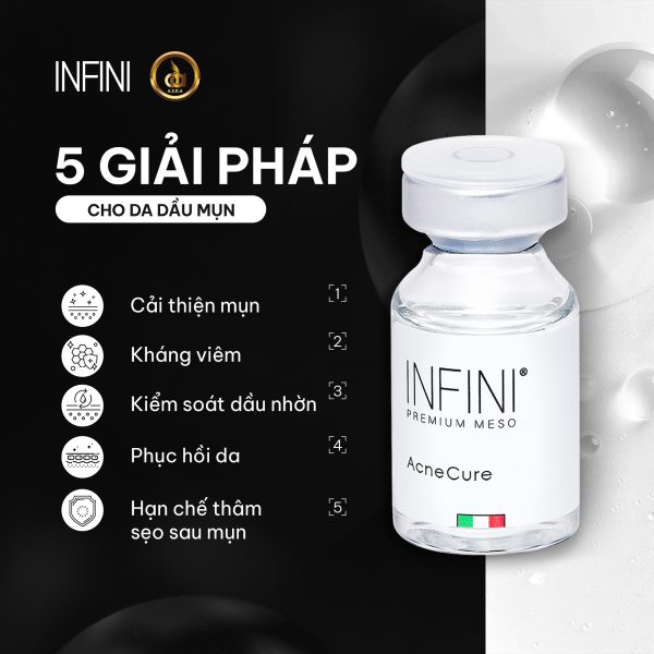Tinh chất kháng khuẩn, chống viêm, trị mụn Infini Premium Meso AcneCure - Hình ảnh 2