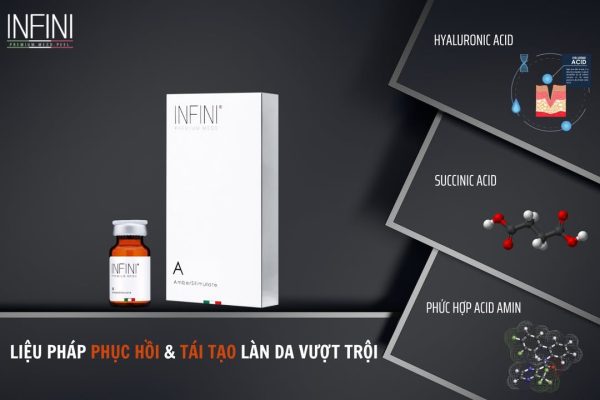 Tinh chất phục hồi, tái tạo da tổn thương Infini Premium Meso A Amber Stimulate - Hình ảnh 3