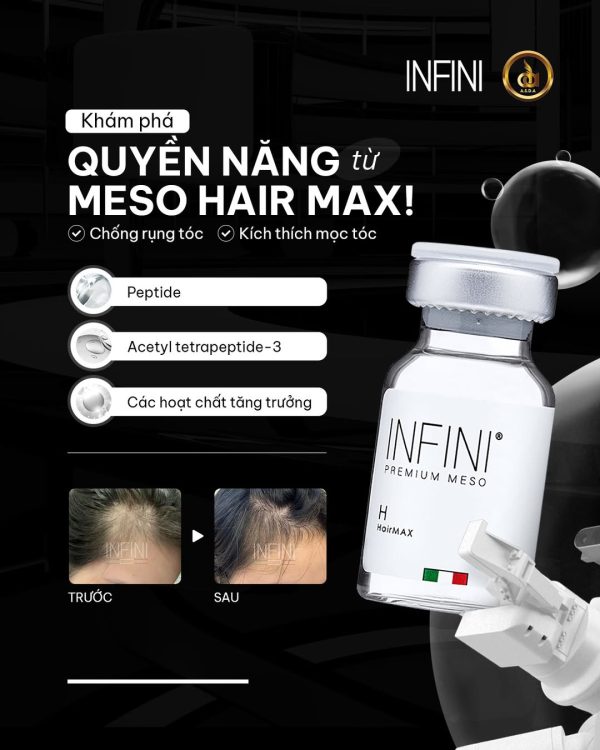 Tinh chất chống rụng, kích thích mọc tóc chắc khỏe Infini Premium Meso H HairMAX - Hình ảnh 3