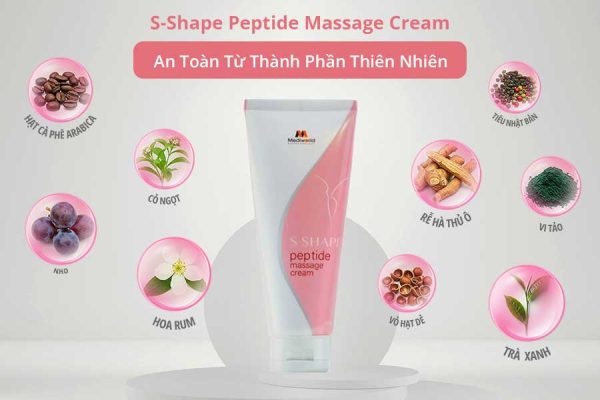 Kem massage giảm tích mỡ, dưỡng và giúp săn chắc da Mediworld S – Shape Peptide Massage Cream - Hình ảnh 2
