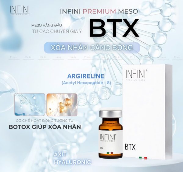 Tinh chất HA 5mg/ml xóa nhăn, căng bóng da Infini Premium Meso BTX - Hình ảnh 4