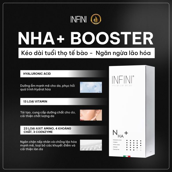 Tinh chất dưỡng ẩm, tái tạo, trẻ hóa, sáng đều làn da Infini Premium NHA+ - Hình ảnh 2