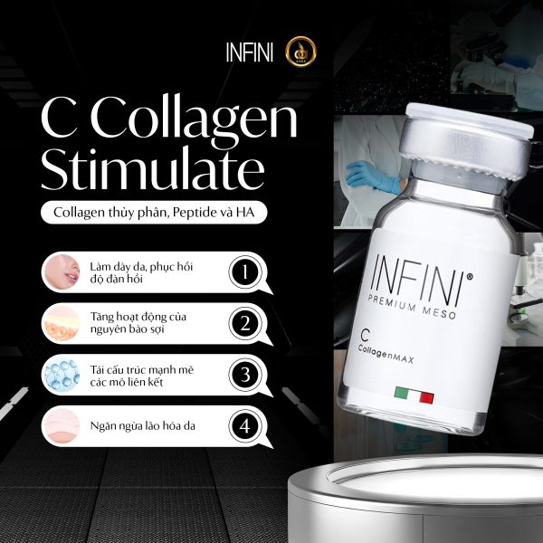 Tinh chất phục hồi, trẻ hóa làn da Infini Premium Meso C Collagen Stimulate - Hình ảnh 2