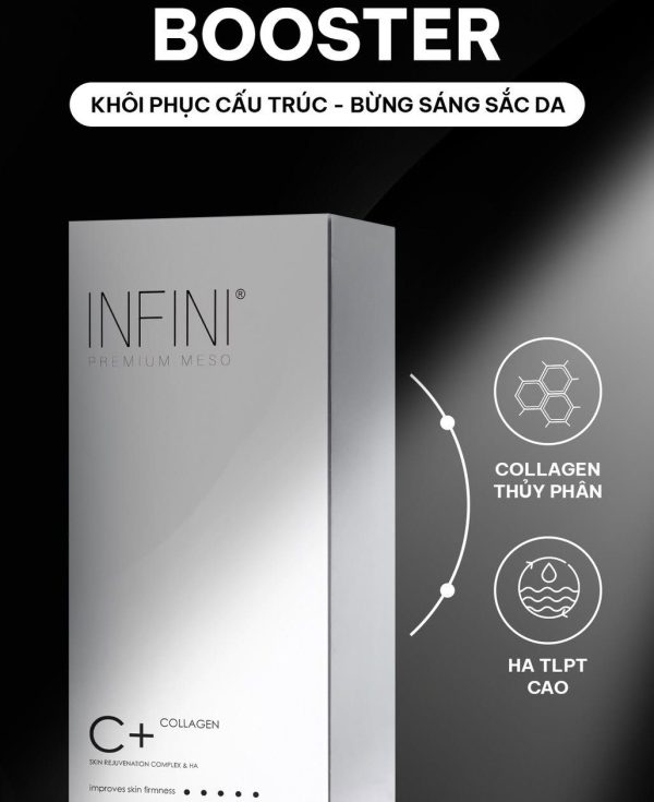 Tinh chất trẻ hóa da đa tầng, hỗ trợ trị sẹo Infini C+ Collagen Booster - Hình ảnh 4