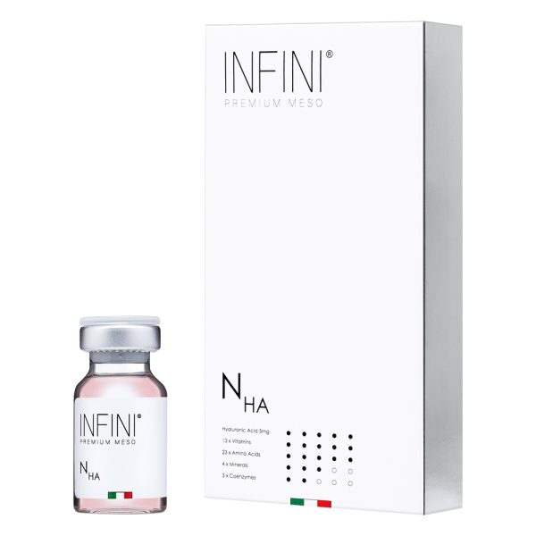 Cocktail HA 5mg/10ml trẻ hóa da cấp độ 2 Infini Premium Meso NHA 