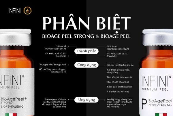 Dung dịch Peel da nám, mụn, trẻ hoá căng sáng Infini Premium Bioagepeel - Hình ảnh 4
