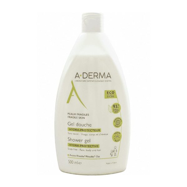 Sữa tắm làm dịu, cấp ẩm, bảo vệ làn da nhạy cảm A-Derma Shower Gel Hydra-Protective