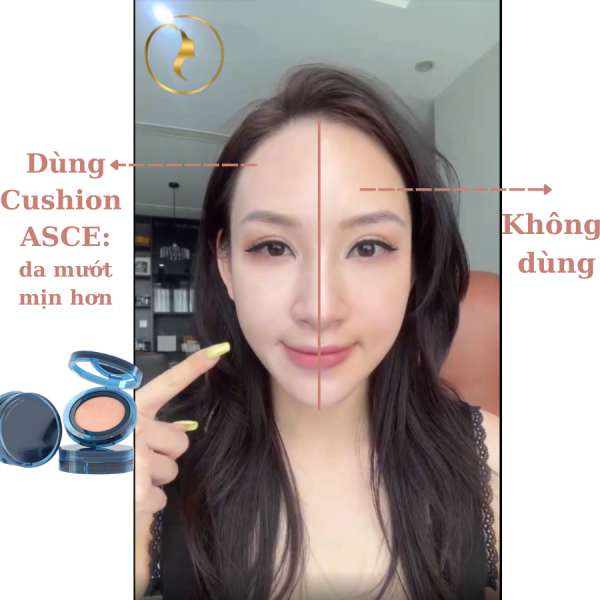 Phấn nước trang điểm chống nắng SPF 50+ Exocobio Asce Plus Sunshine Cushion Pro - Hình ảnh 3