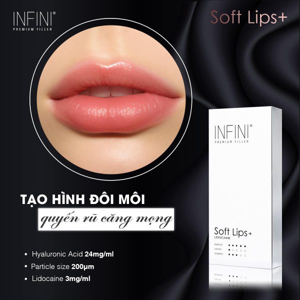 Tinh chất giảm nhăn, trẻ hóa đôi môi căng đầy Infini Premium Filler Soft Lips+ Lidocaine - Hình ảnh 3