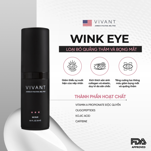 Kem dưỡng giảm thâm và bọng mắt Vivant Wink Eye Rejuvenation Cream - Hình ảnh 5