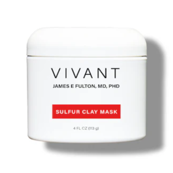 Mặt nạ đất sét ngăn mụn, giảm dầu thừa và thải độc cho da Vivant Sulfur Clay Mask