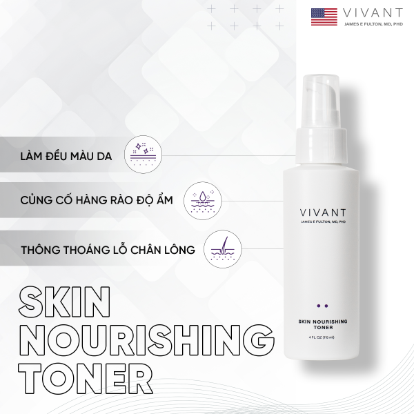 Nước cân bằng dịu nhẹ, hỗ trợ điều trị da mụn Vivant Skin Nourishing Toner - Hình ảnh 7