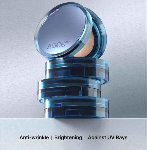 Phấn nước trang điểm chống nắng SPF 50+ Exocobio Asce Plus Sunshine Cushion Pro - Hình ảnh 3