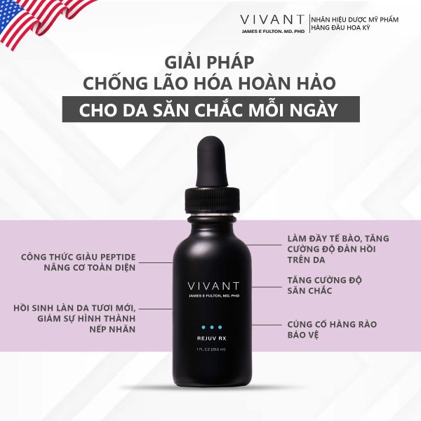 Serum tăng sinh collagen, làm săn chắc mịn màng da Vivant Rejuv Rx - Hình ảnh 4