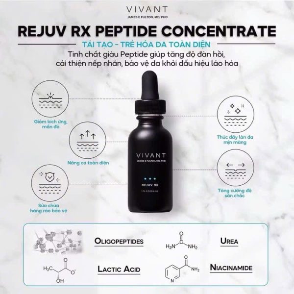 Serum tăng sinh collagen, làm săn chắc mịn màng da Vivant Rejuv Rx - Hình ảnh 2