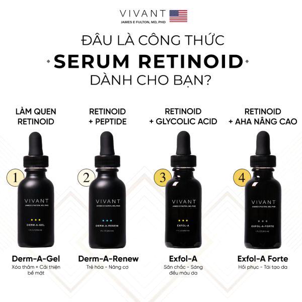 Serum trẻ hóa tái tạo làn da sáng mịn Vivant Derm-A-Renew - Hình ảnh 4