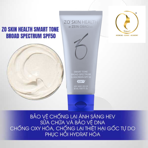 Set kem phục hồi và bảo vệ da ZO® Skin Health Sun Smart Duo: Daily Power Defense 15 ml + Smart Tone SPF 50 20 ml - Hình ảnh 7