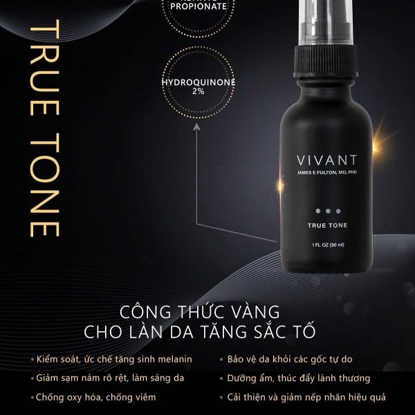 Tinh chất giảm nám, làm sáng da đều màu Vivant True Tone - Hình ảnh 3
