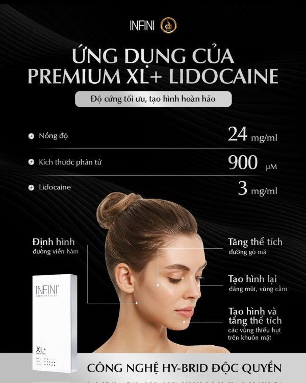 Tinh chất cân đối khuôn mặt, làm đầy gò má Infini Premium Filler XL+ Lidocaine - Hình ảnh 2