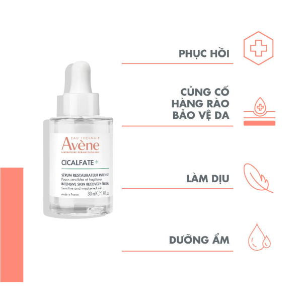 Tinh chất dưỡng ẩm, phục hồi da Avène Cicalfate+ Intensive Skin Recovery Serum - Hình ảnh 2